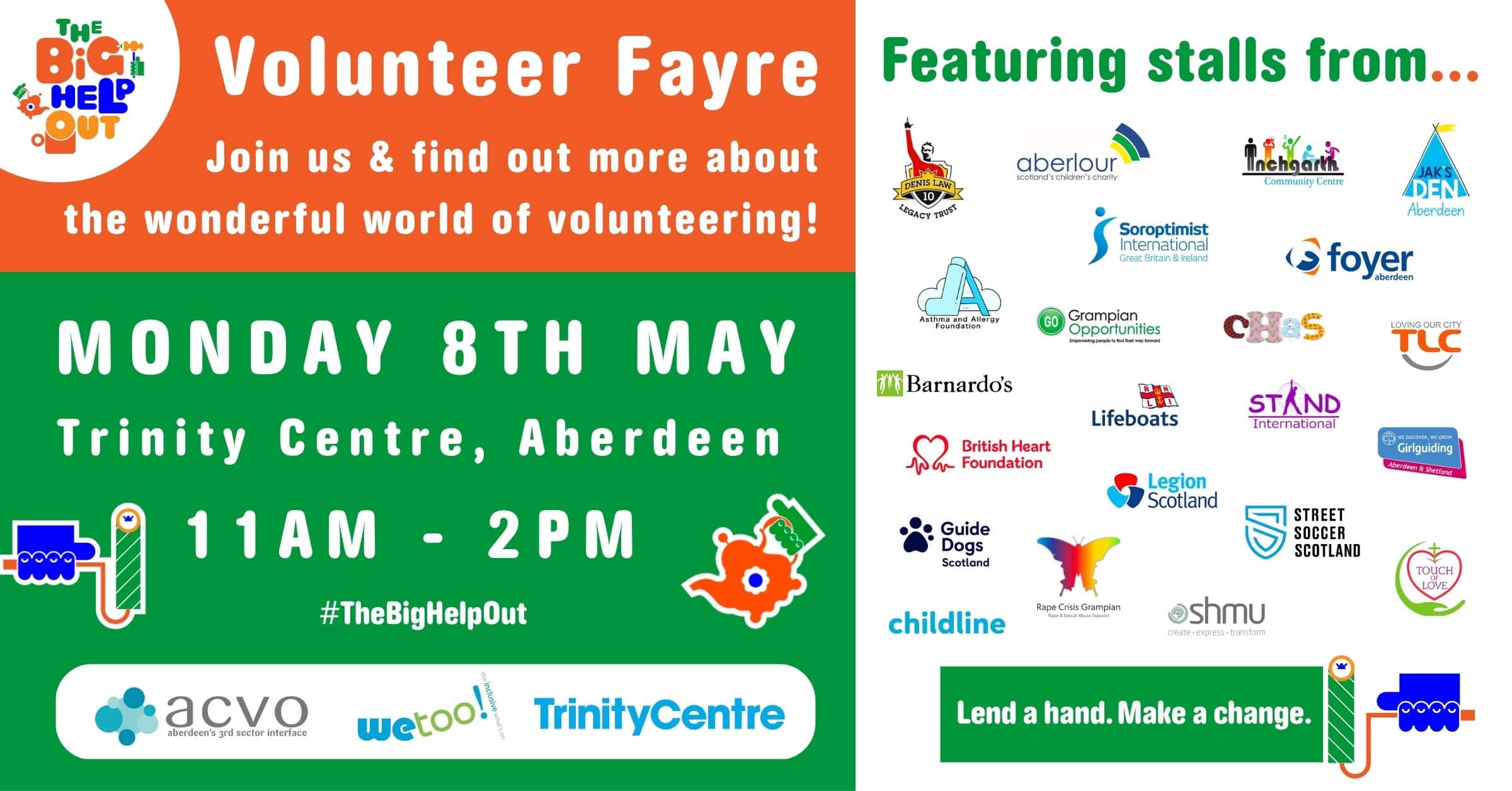Local charities to gather for The Big Help Out Volunteering Fayre