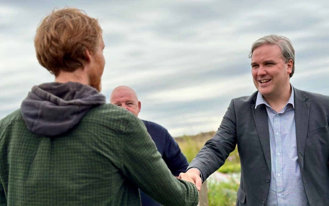 JTPB Fund: Tom Arthur MSP visits Grow Free Community Foundation