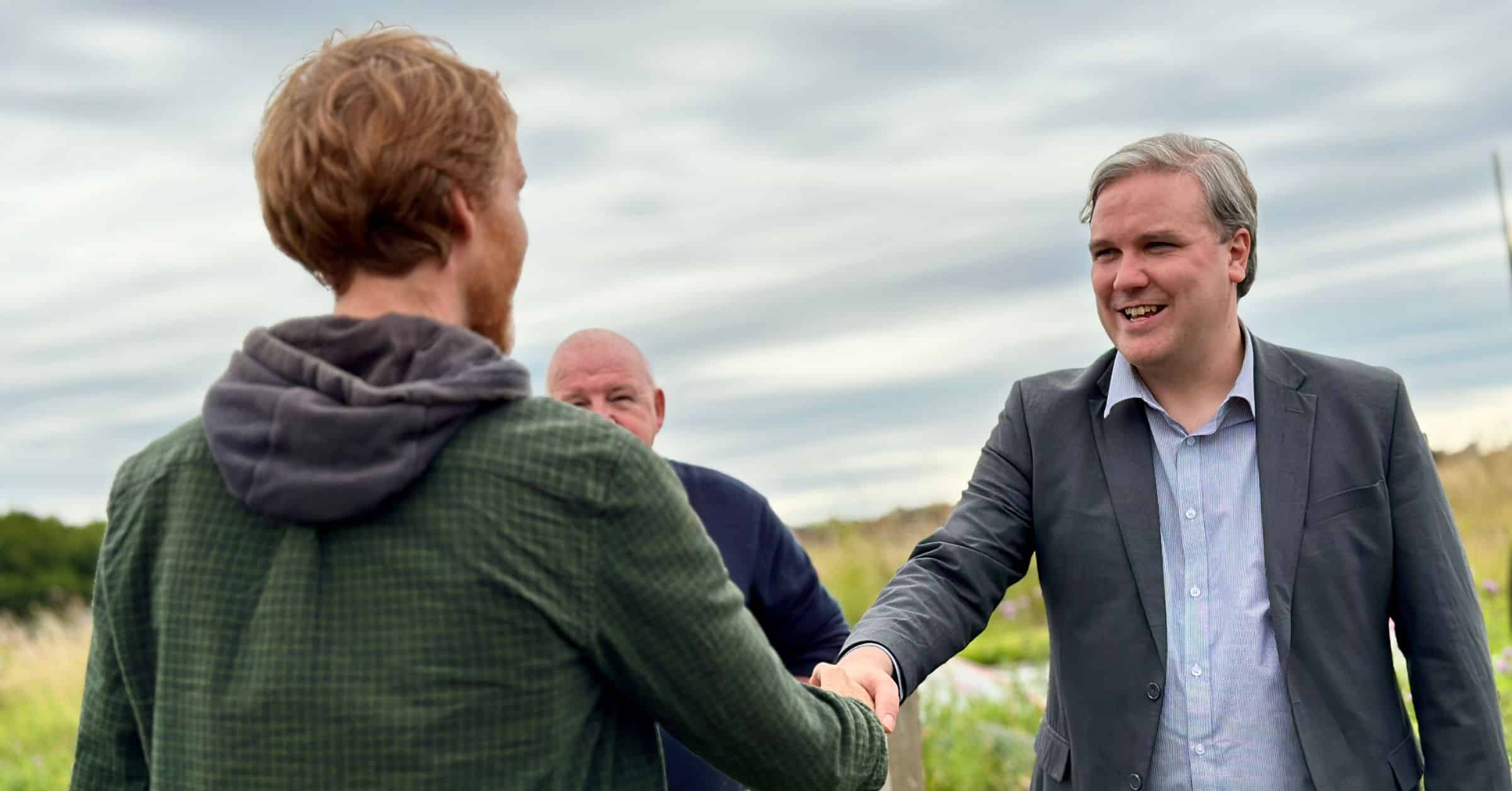 JTPB Fund: Tom Arthur MSP visits Grow Free Community Foundation