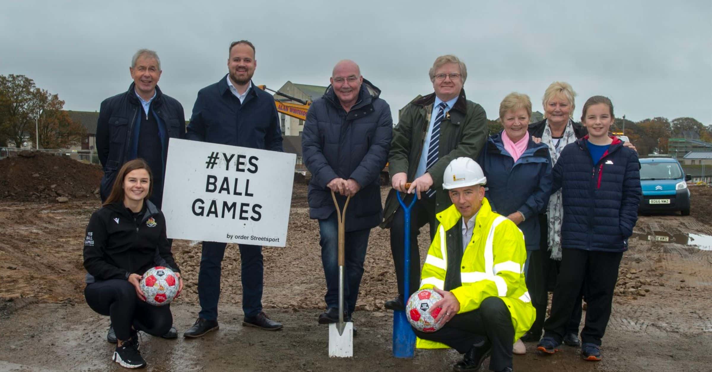 Work begins on new Tillydrone Cruyff Court