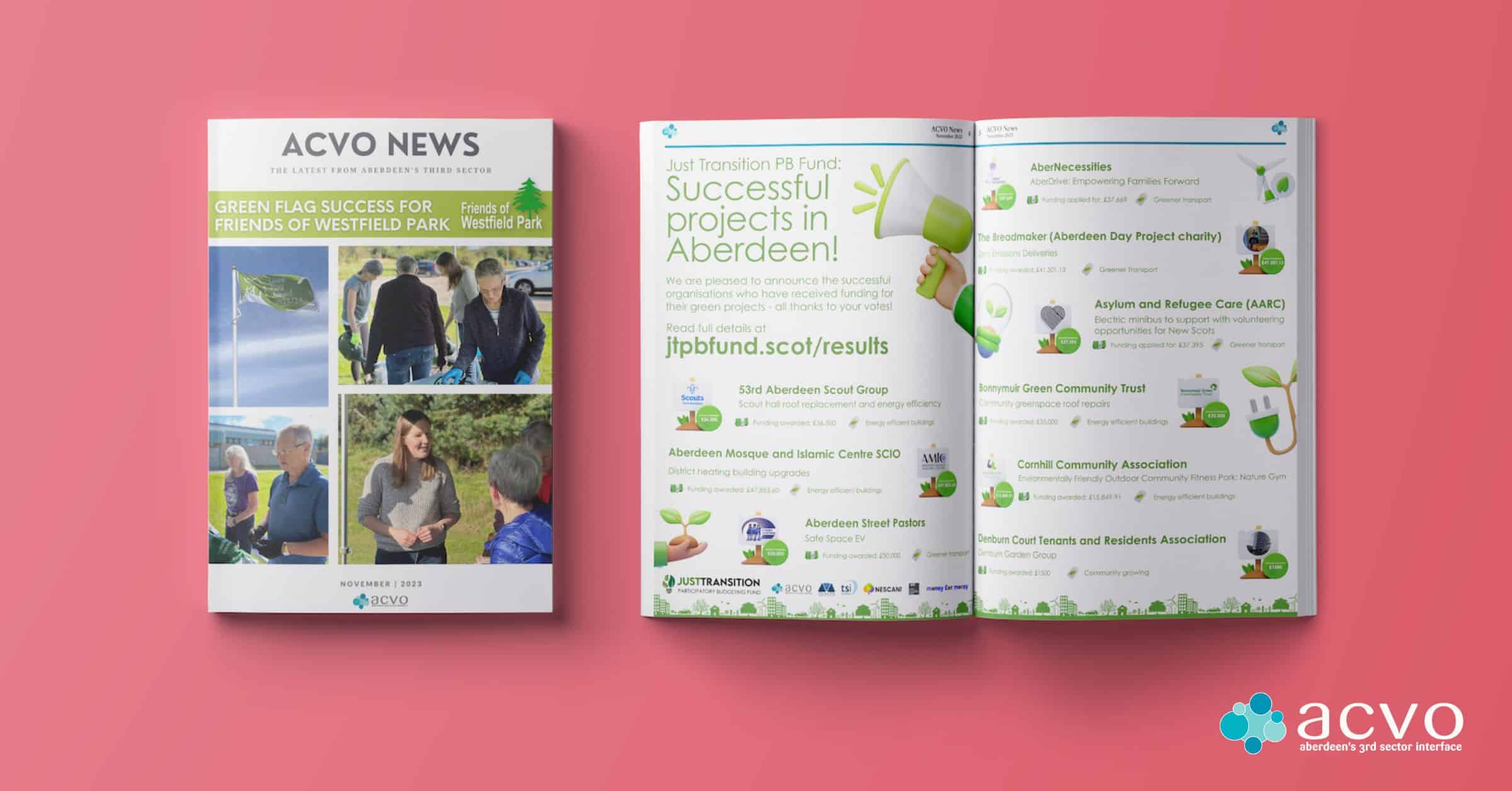 The November edition of ACVO News is out now!