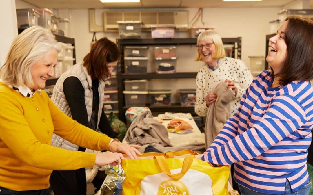 King’s Award celebration for AberNecessities volunteers