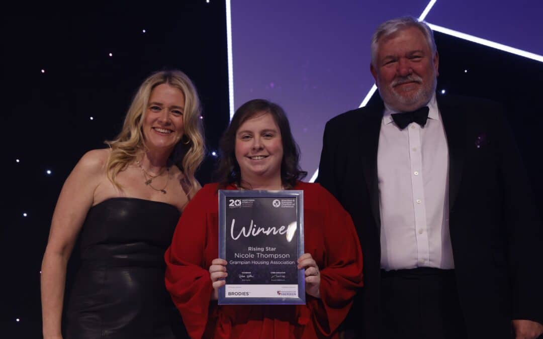 Grampian Housing Association employee wins Rising Star category at Northern Star Business Awards 2024