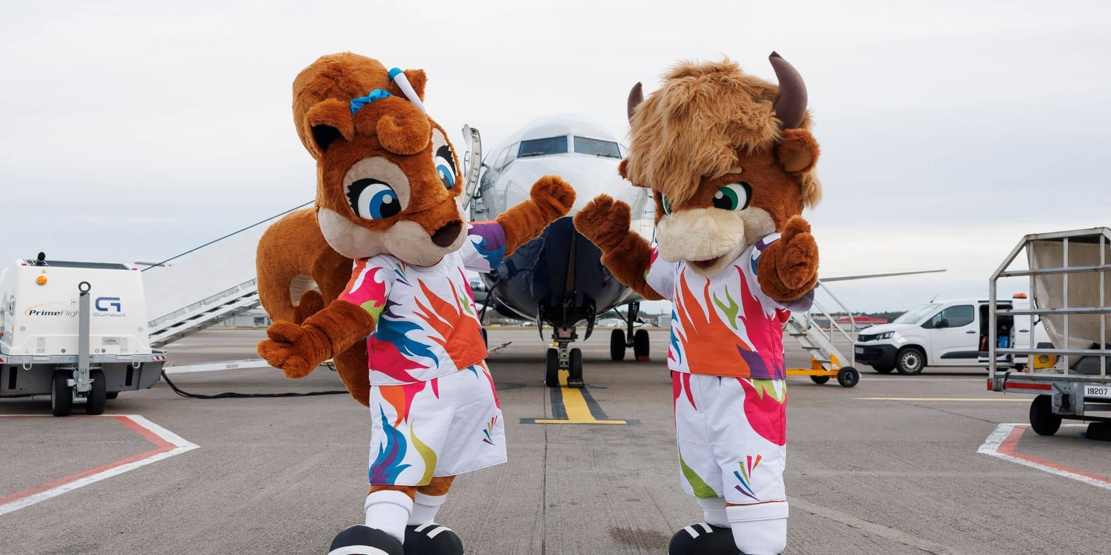 Sport Aberdeen welcomes dynamic duo as new mascots arrive in style